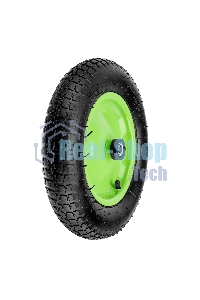 Колесо пневматическое Сибртех 3.25/3-8, длина оси 90мм,подшипник 16мм