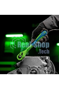 Ключ трещотка Сибртех двухкомпонентная рукоятка 1/2