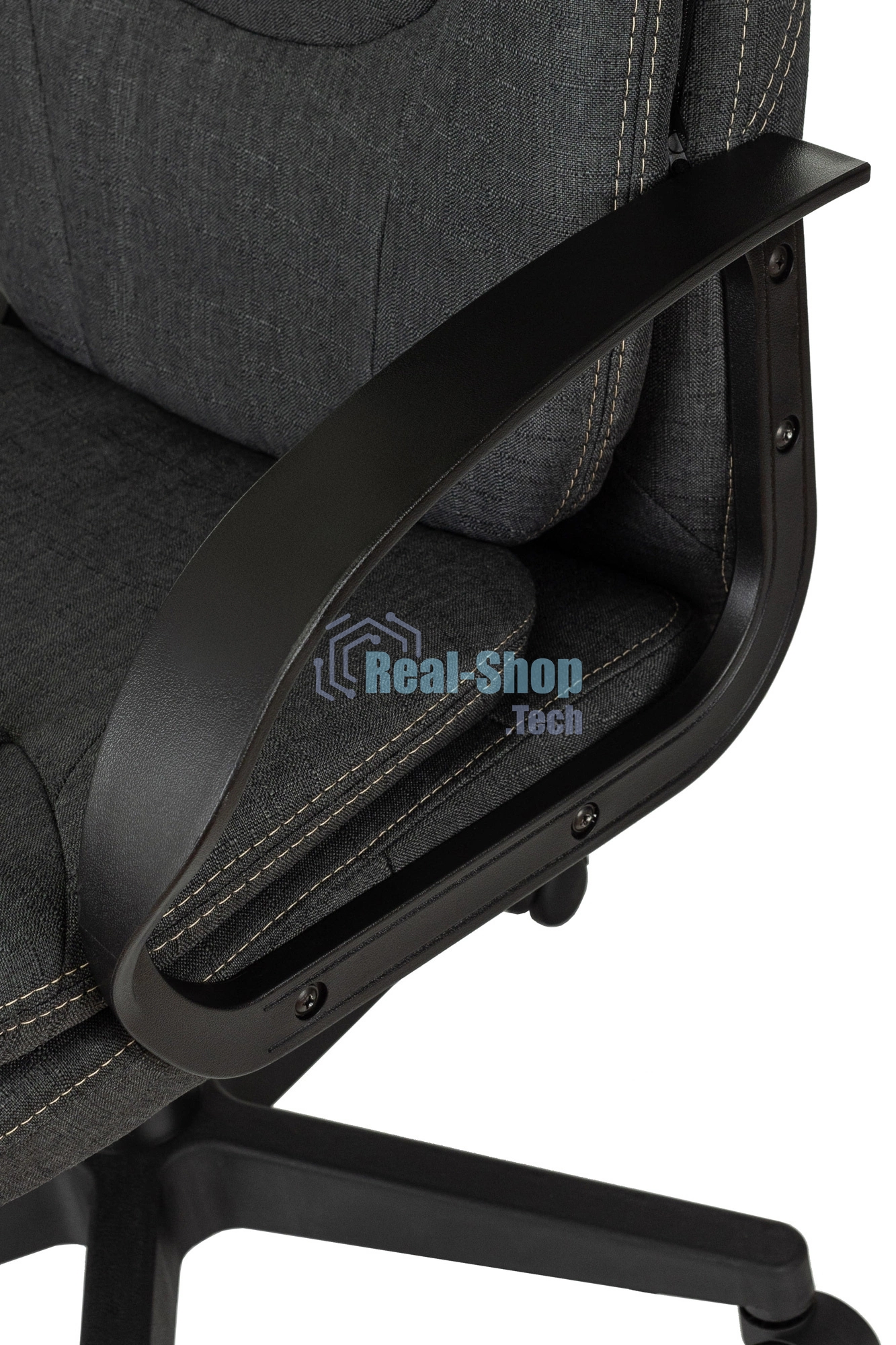 Кресло руководителя Бюрократ CH-868LT Bahama серый, крестовина пластик