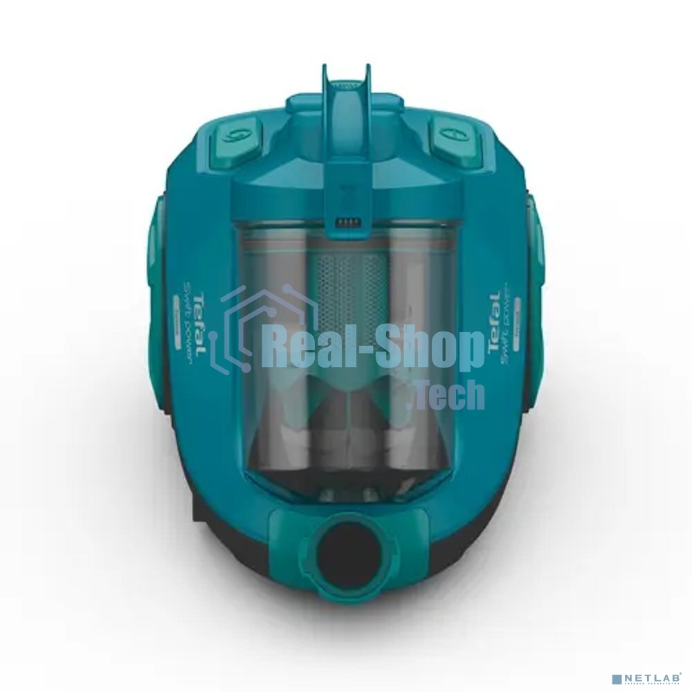 Пылесос Tefal TW2922EA бирюзовый/черный, 750/2100Вт, уборка сухая, пылесборник контейнер 1.5л