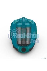 Пылесос Tefal TW2922EA бирюзовый/черный, 750/2100Вт, уборка сухая, пылесборник контейнер 1.5л