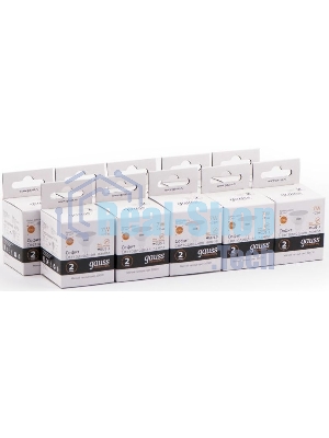 Лампа светодиодная Gauss Elementary MR16 7Вт цок.: GU5.3 спот 220B 3000K св. свеч. бел. теп. MR16 (упак.: 10 шт) (13517)