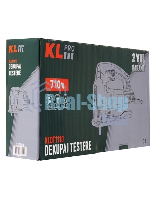 Лобзик электрический профессиональный KLPRO KLDT1110 (сеть, 710 Вт,0-3000 об/мин, направляющий лазер)