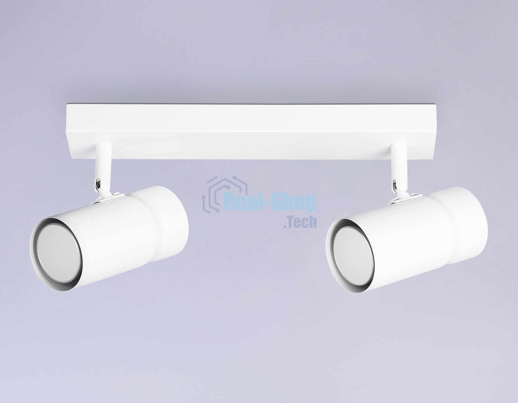 Накладной поворотный спот Ambrella light TA13177/2 WH белый GU10/2 max 12W 295*60*130