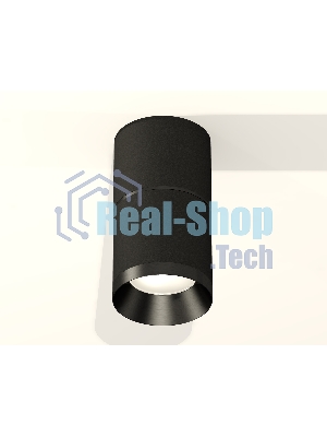 Светильник Ambrella Light XS7402161 SBK/PBK черный песок/черный полированный MR16 GU5.3 (C7402, A2071, C7402, N7031)