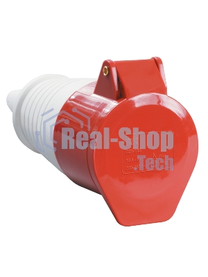 Розетка кабельная 32А 380В 3P+PЕ ССИ-224 IP44 IEK PSR22-032-4