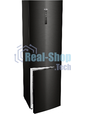 Холодильник Haier C4F740CBXGU1 черный двухкамерный 286/115л морозилка снизу, No Frost