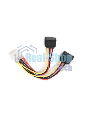 Кабель Cablexpert Кабель питания SATA CC-SATA-PSY-0.3M, 30 см, molex 4pin/2x sata15pin, на 2 устр., пакет