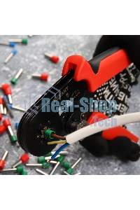 Кримпер Rexant HT 10-6 для обжима штыревых наконечников 0.08-10.0 мм с регулятором прижимного усилия