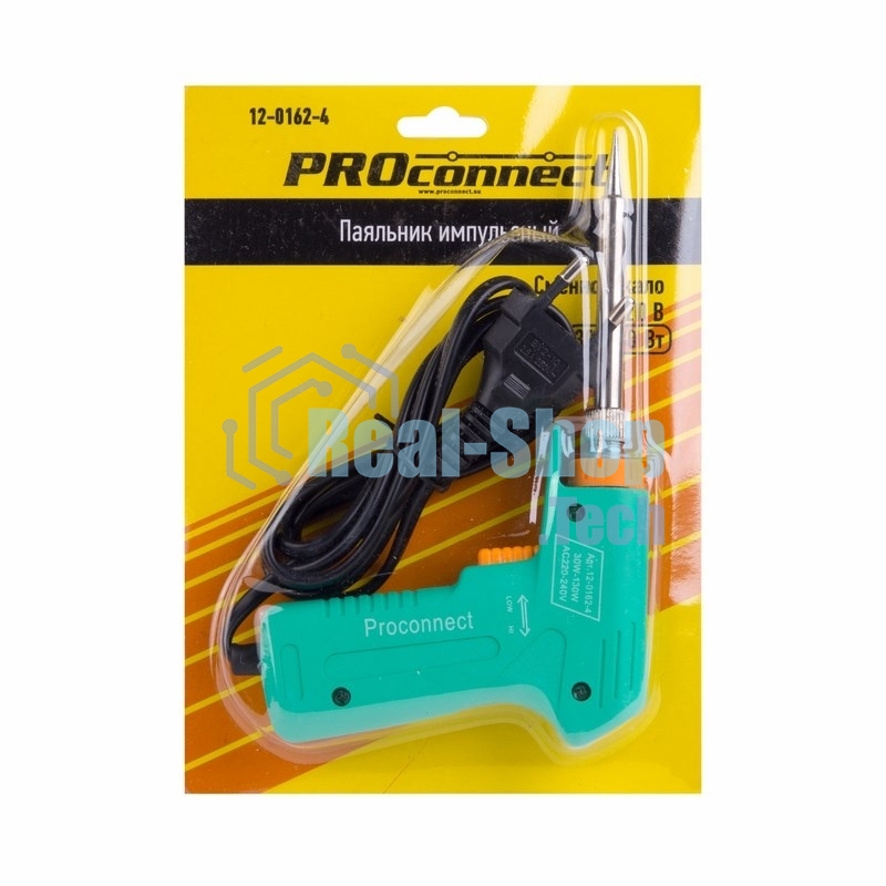 Паяльник-пистолет импульсный PROconnect, 30 Вт/130 Вт, 230 В, серия Classic