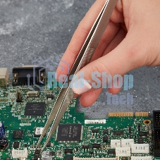 Пинцет прямой, узкий Rexant 140 мм Airy (блистер)