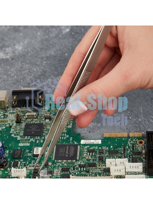 Пинцет прямой, узкий Rexant 140 мм Airy (блистер)