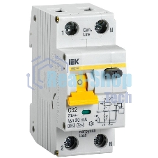 Выключатель автоматический дифференциального тока Iek MAD22-5-032-C-30 АВДТ 32 C32