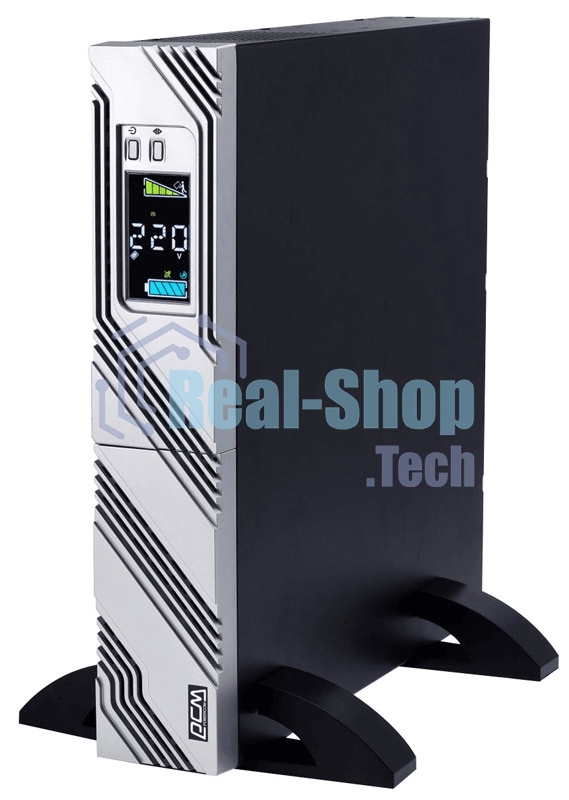 Источник бесперебойного питания Powercom Smart King RT SRT-1500A LCD 1350Вт 1500ВА черный