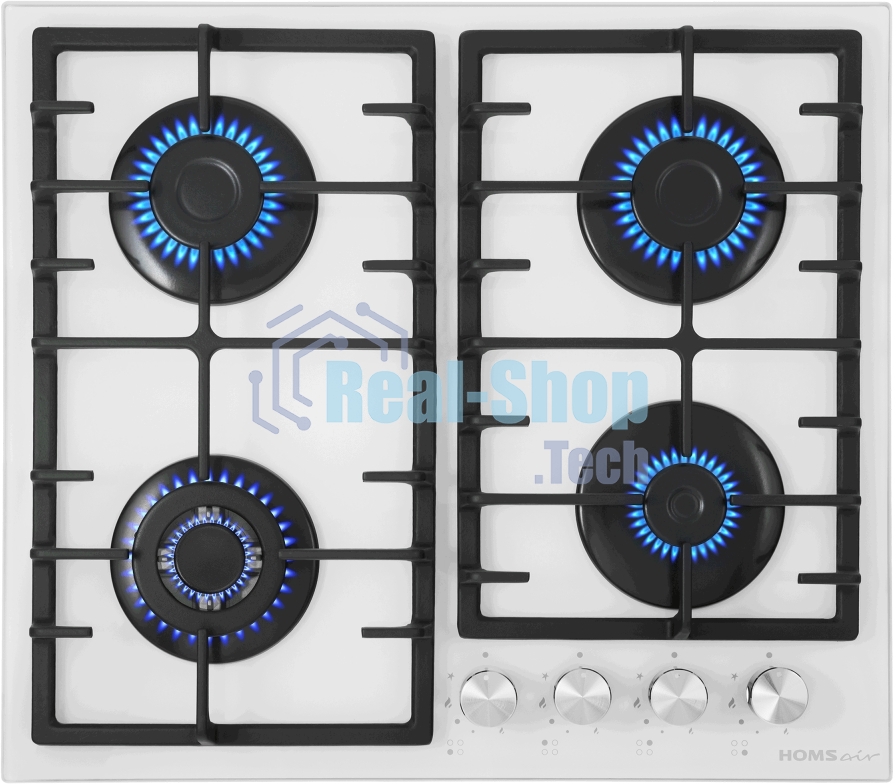 Газовая варочная панель HOMSair HGG646WH