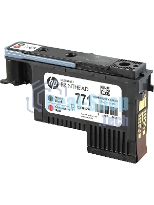 Картридж струйный HP CE017A черный матовый/хроматический красный печатающая головка для HP DJ Z6200