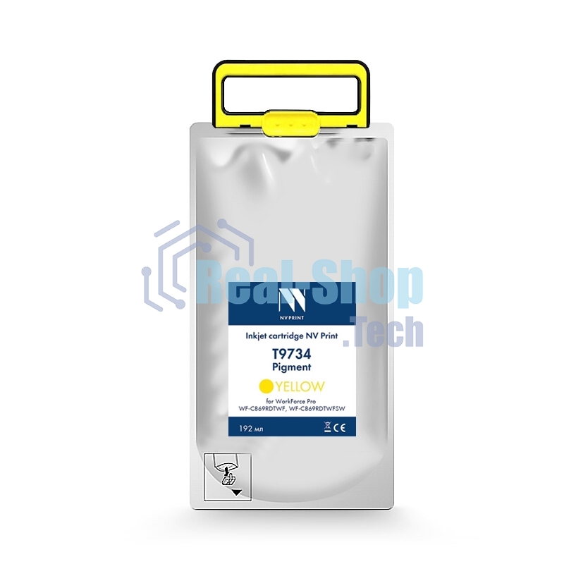 Картридж струйный NVPrint T9734 (NV-C13T973400) Yellow для Epson WorkForce Pro WF-C869RDTWF (RIPS), WF-C869RDTWFSW (22 000 стр)