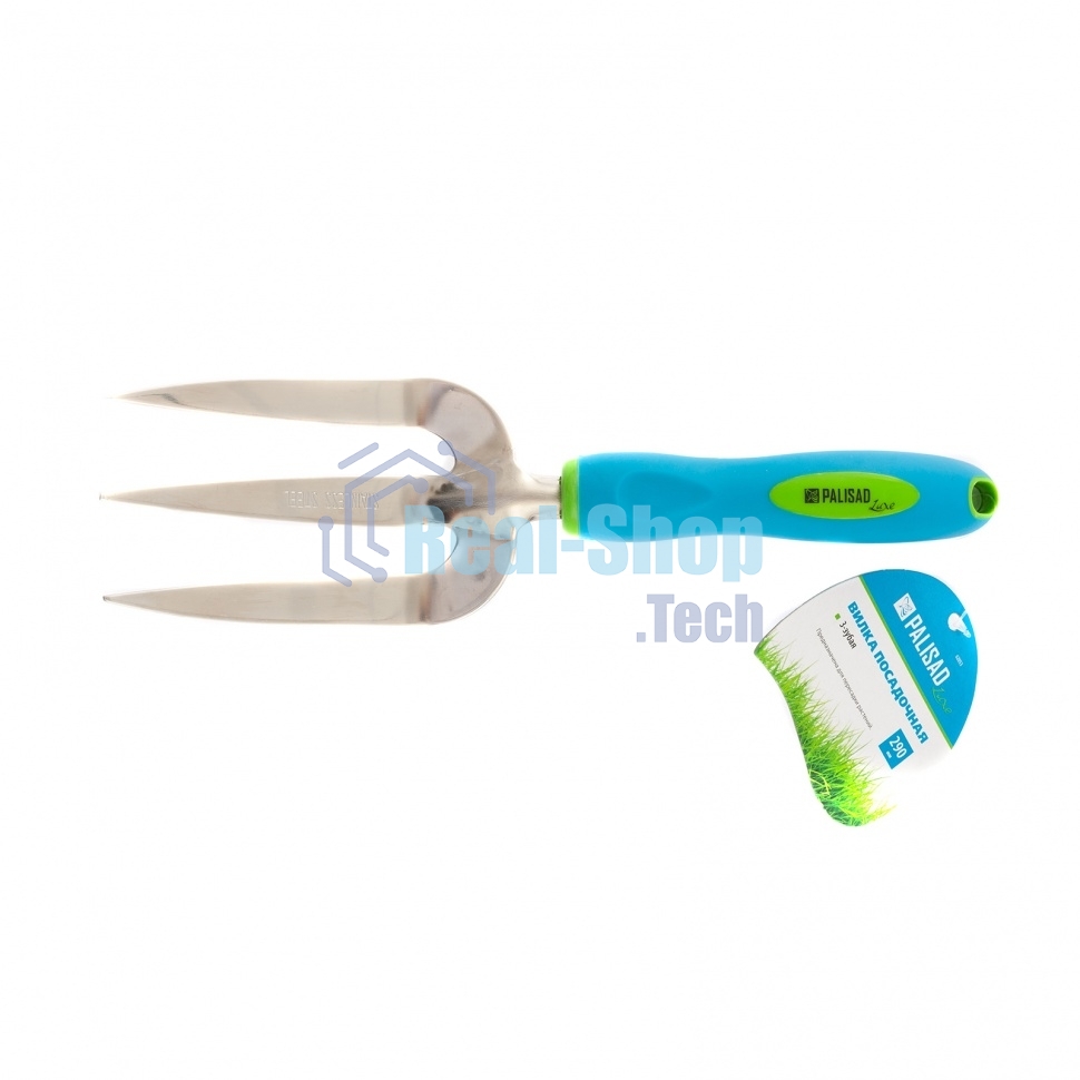 Вилка посадочная, 80х290 мм, нерж. сталь, двухкомпонентная рукоятка, PREMIUM PLUS Palisad