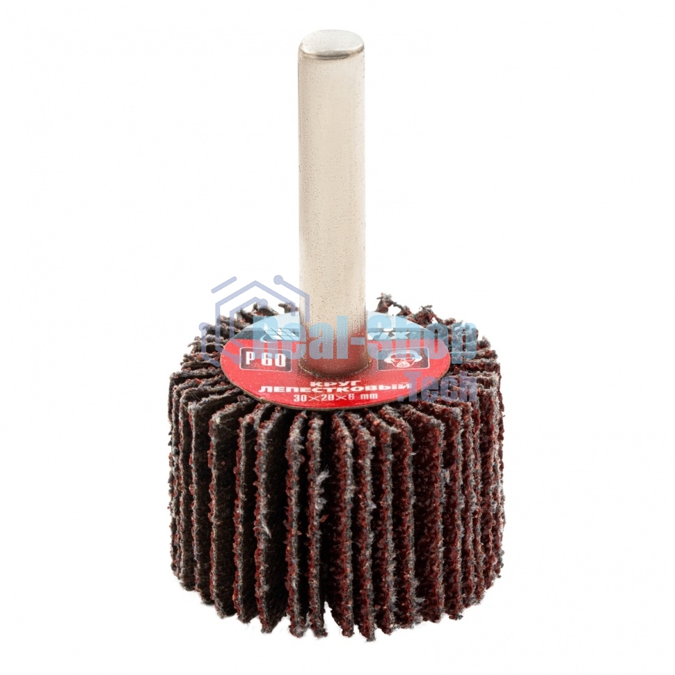 Круг лепестковый Matrix для дрели, 30 х 20 х 6 мм, P 60