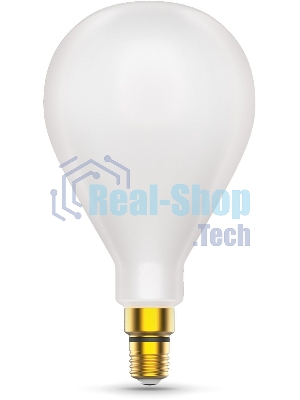 Лампа cветодиодная Gauss Filament А160 10W 890lm 4100К Е27 milky диммируемая LED