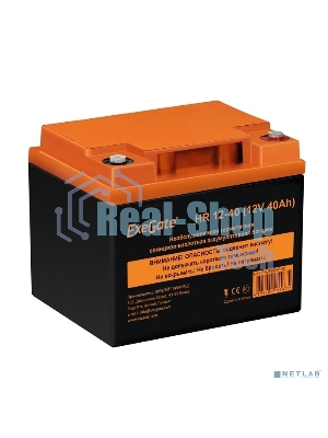 Аккумуляторная батарея ExeGate HR 12-40 (12V 40Ah, под болт М6)