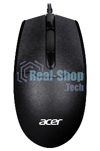 Мышь проводная Acer OMW126 черный, 1200 dpi, USB, кнопки - 3