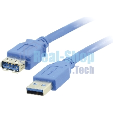 Кабель Kramer Electronics C-USB3/AAE-3 USB-A 3.0 вилка-розетка, 0,9 м