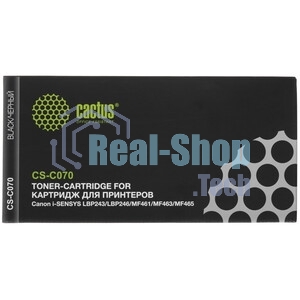 Картридж лазерный Cactus CS-C070 070 черный (3000 стр.) для Canon i-SENSYS LBP243/LBP246/MF461/MF463/MF465
