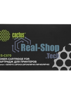 Картридж лазерный Cactus CS-C070 070 черный (3000 стр.) для Canon i-SENSYS LBP243/LBP246/MF461/MF463/MF465