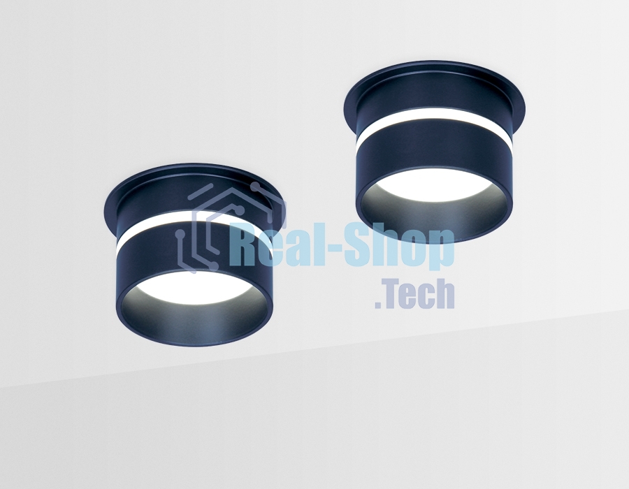 Светильник Ambrella light TN196 BK/S черный/песок GU5.3 D70*60