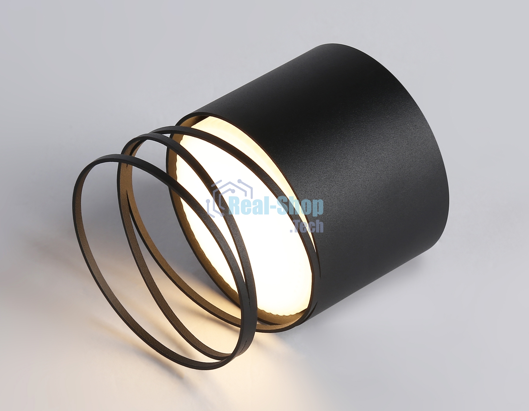 Светильник Ambrella light TN71105 BK черный GX53 max 12W D82*110