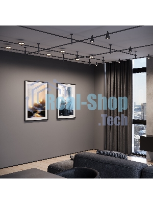 Трековый светильник 85124/01 7W 3000K  (чёрный) Esthetic Magnetic