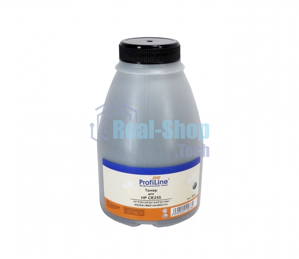 Тонер ProfiLine PL-CE255 для принтеров HP LJ P3015/P3015d/P3015dn/P3015x/Pro 400 500 MFP M525dn/M521dw/M521dn 300гр пр-во TTI Фасовка РФ