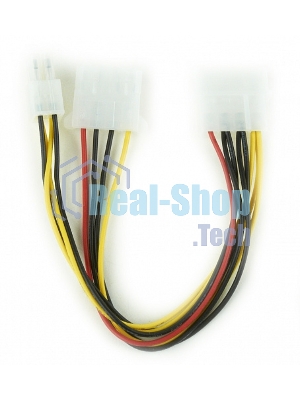 Разветвитель питания Cablexpert CC-PSU-4, Molex->Molex + ATX 4 пин