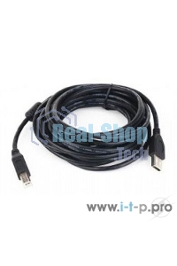 Кабель Gembird CCF-USB2-AMBM-10 USB 2.0 кабель PRO для соед. 3.0м AM/BM позол.конт., фер.кол., пакет