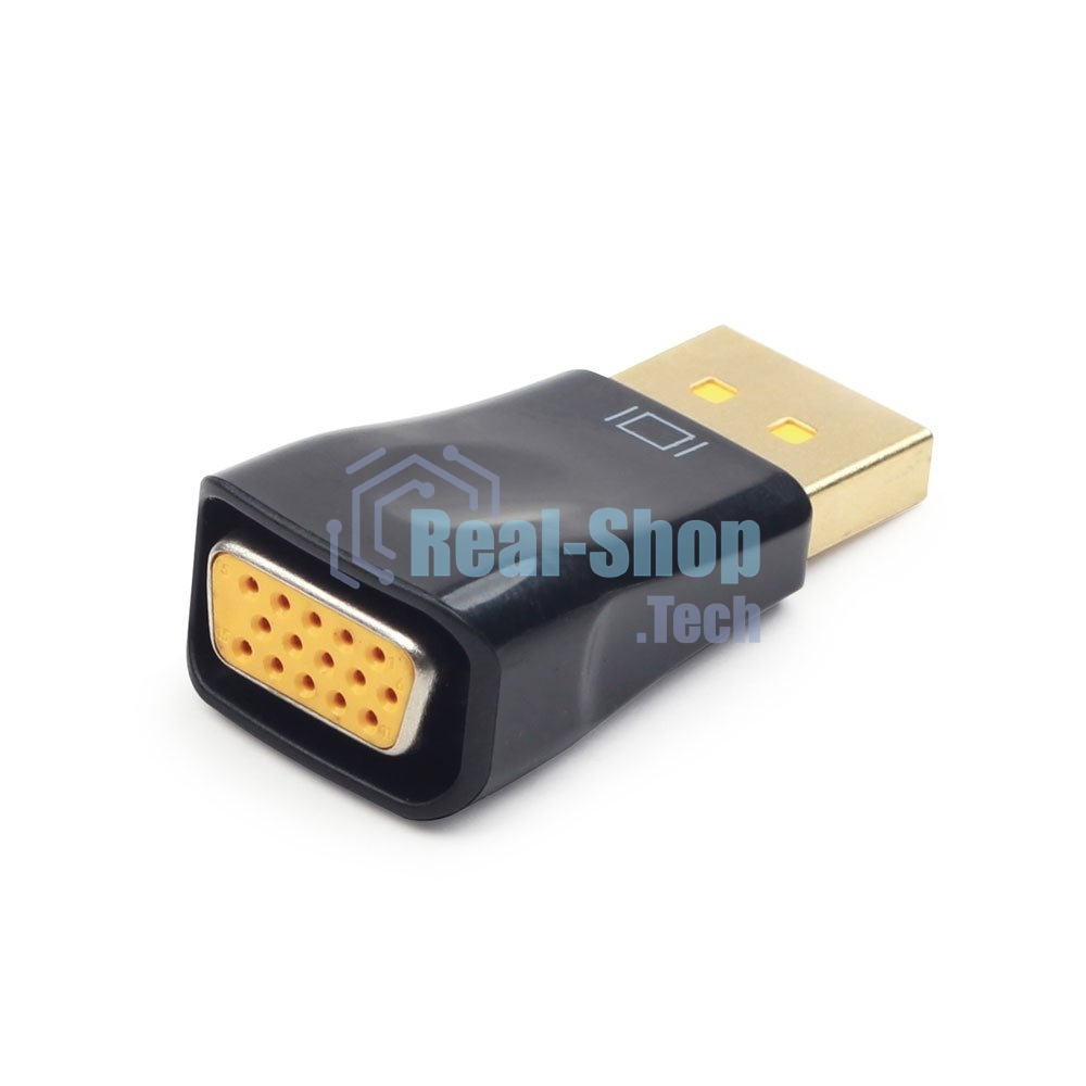 Переходник DisplayPort - VGA Cablexpert A-DPM-VGAF-01, 20M/15F, пакет