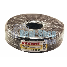 Кабель Rexant ККСВ-П+2х0,5 мм (бухта 100 м) черный