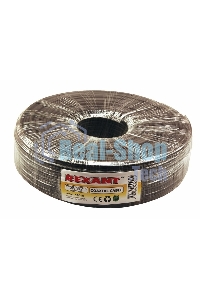 Кабель Rexant ККСВ-П+2х0,5 мм (бухта 100 м) черный