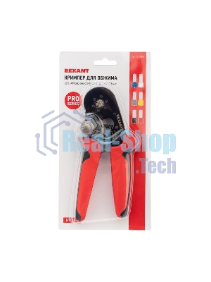 Кримпер Rexant HT 10-6 для обжима штыревых наконечников 0.08-10.0 мм с регулятором прижимного усилия