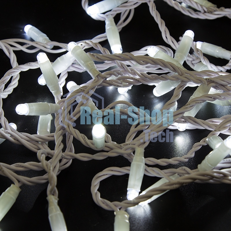 Гирлянда Neon-night Нить 10м, с эффектом мерцания, белый ПВХ, 230В, белый