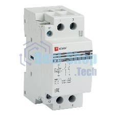 Контактор модульный EKF km-2-63-20 КМ 63А 2NO (2 мод.) PROxima