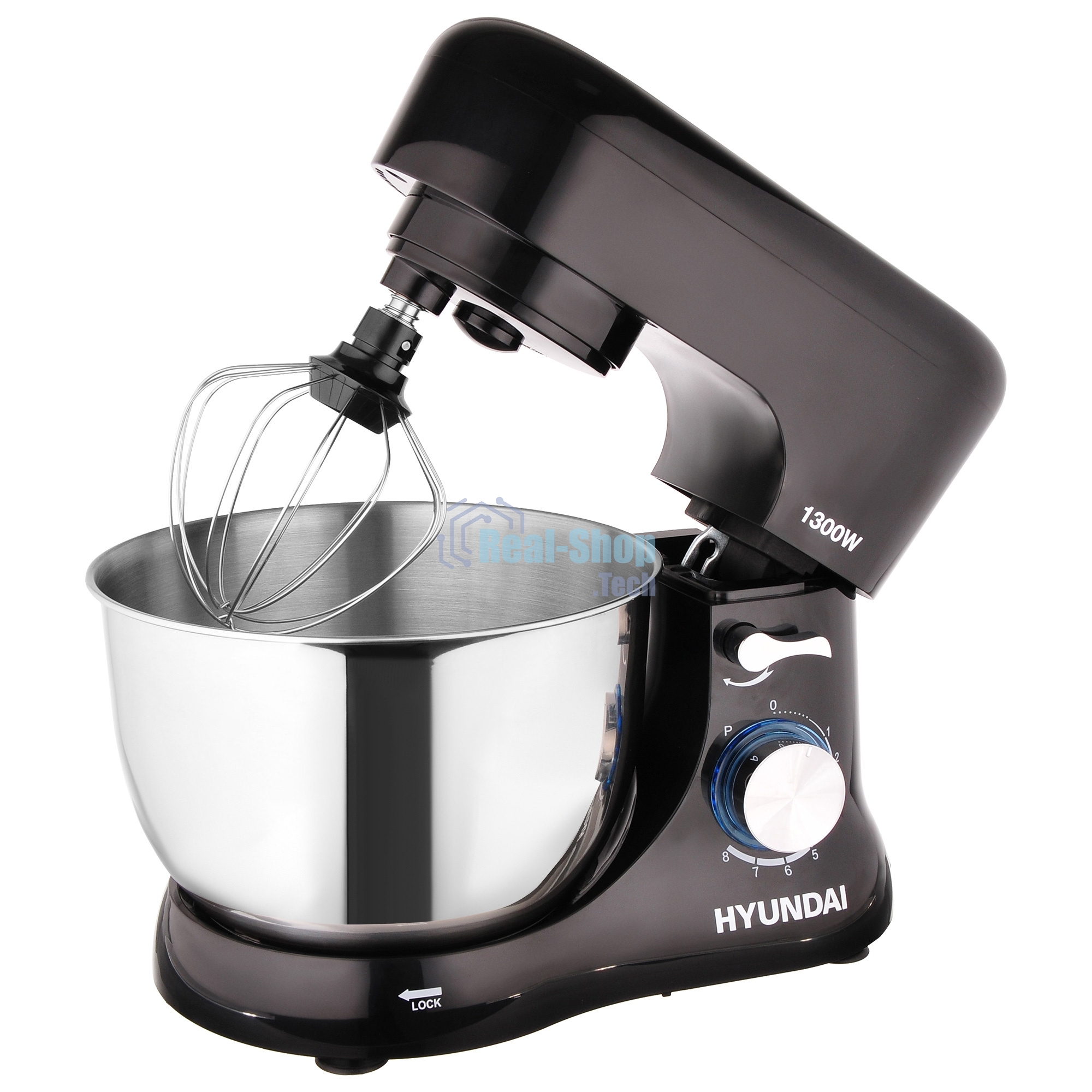 Миксер планетарный Hyundai HYM-S5461 1200Вт черный