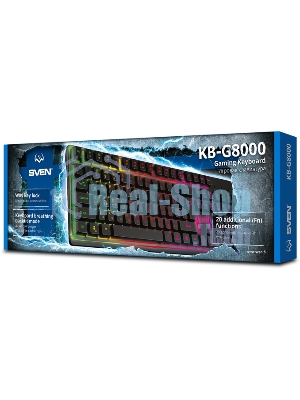 Клавиатура проводная SVEN KB-G8000 USB черный