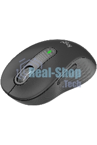 Мышь беспроводная Logitech Signature M650 графитовый, 4000 dpi, радиоканал, Bluetooth, USB, кнопки - 5