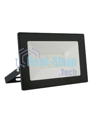 Прожектор уличный Ultraflash LFL-7001 C02 светодиодный 70Вт корп.мет./стек.черный (13328)