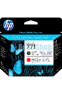 Картридж струйный HP CE017A черный матовый/хроматический красный печатающая головка для HP DJ Z6200