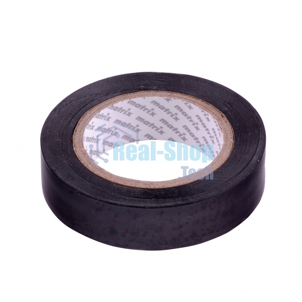 Изолента ПВХ Matrix, 19 мм х 20 м, черная, 150 мкм
