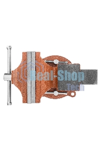 Тиски Sparta слесарные 125мм поворотные с наковальней