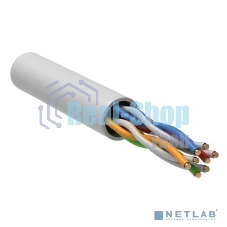 Кабель витая пара U/UTP кат.5e 4х2х24AWG solid LSZH GENERICA белый 305м (м) ITK