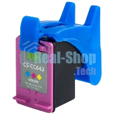 Картридж струйный Cactus CS-CC643 №121 многоцветный (9 мл.) для HP DJ D1663/D2563/D2663/D5563/F2423/F2483/F2493/F4213/F4275/F4283/F4583/PS C4683/C4783